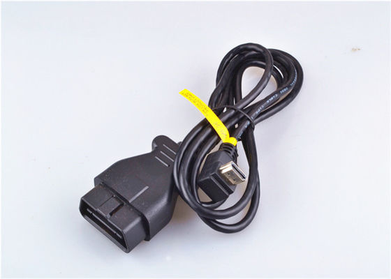 Câble de connecteur Obd2 approuvé par Ul sur câble de communication de données enroulé moulé