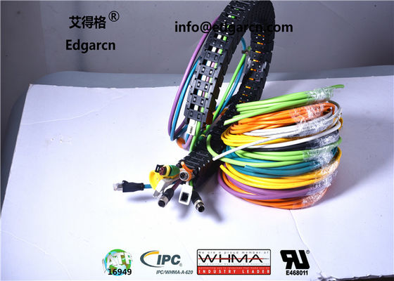 Pur / Tpu Canopen Câble M12 Un Mâle Codant À La Longueur Féminine 1500mm Avec Shiled