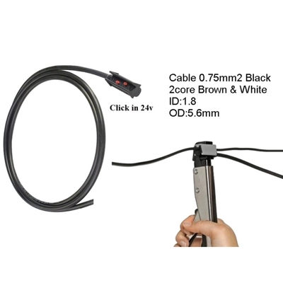 Personnaliser le câble plat à double jonction pour les feux de camion