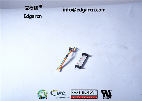 Harnais plat Ul 1007 1015 1569 de machine de jeu de Idc 24 - 16awg avec la longueur 200 - 500mm