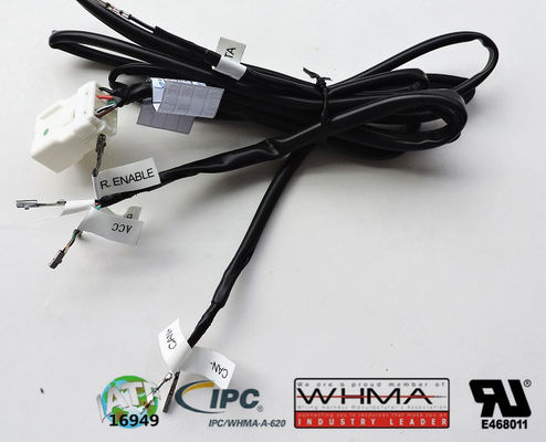 Customized PVC 105ºC 300V Wire Harness Cable Assembly with OEM ODM Service for Vehicle Upgrades