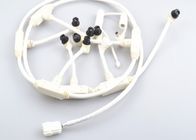 Câble d&amp;#39;injection blanc de câblage électronique fait sur commande pour les connecteurs menés